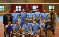 Saman Saman government organization team won the third place in government employees' volleyball competitions